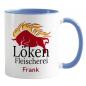 Preview: Firmentasse mit Logo und Personalisierung, in 4 Farben, Füllmenge: ca. 330 ml, Farbe: blau