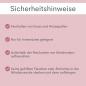 Preview: Nikolausstrumpf aus Jute mit Spruch Lieben Gruß vom Nikolaus, wiederverwendbare Geschenkverpackung, Sicherheitshinweise