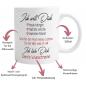 Preview: Weiße Tasse mit Spruch "Ich will Dich", inkl. Personalisierung, Füllmenge: ca. 330 ml, spülmaschinenfest und Mikrowellengeeignet, Besonderheiten