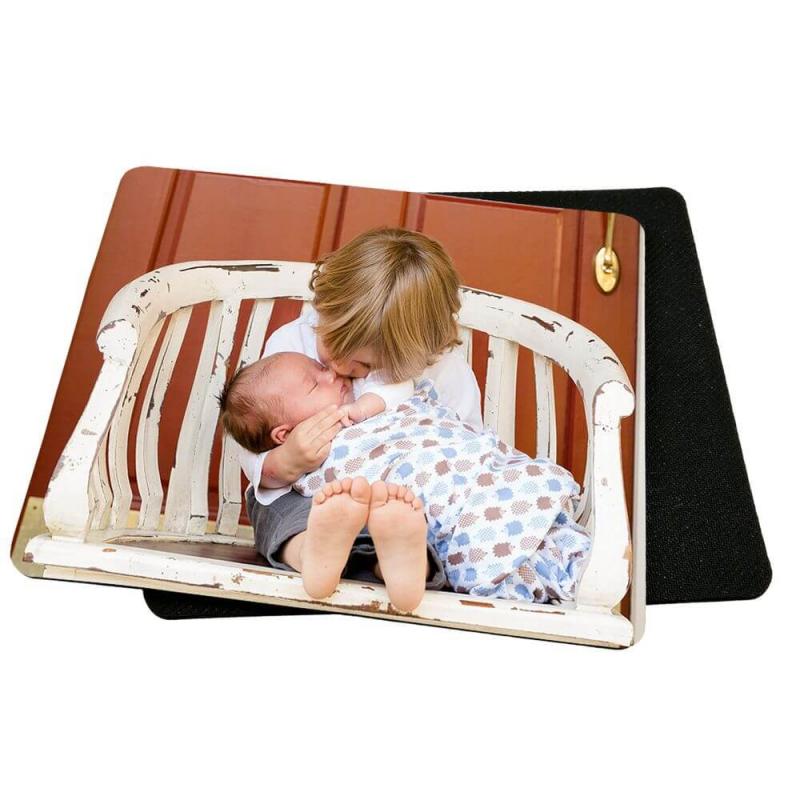 Mousepad mit deinem Lieblingsfoto, Größe: 230mm x 197mm x 5mm, für alle Computermäuse geeignet